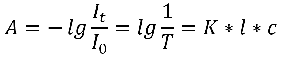 氣體分析原理之公式