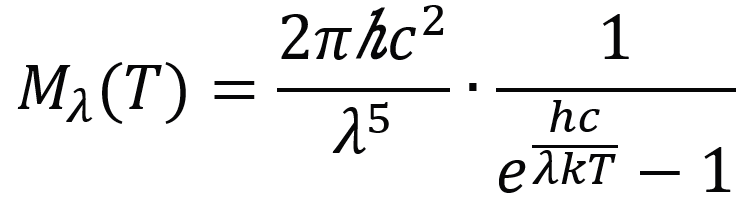 單色測(cè)溫公式